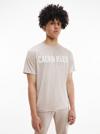 Calvin Klein Ruhák HU958470 | Calvin Klein Logo Gym Férfi Póló Szürke